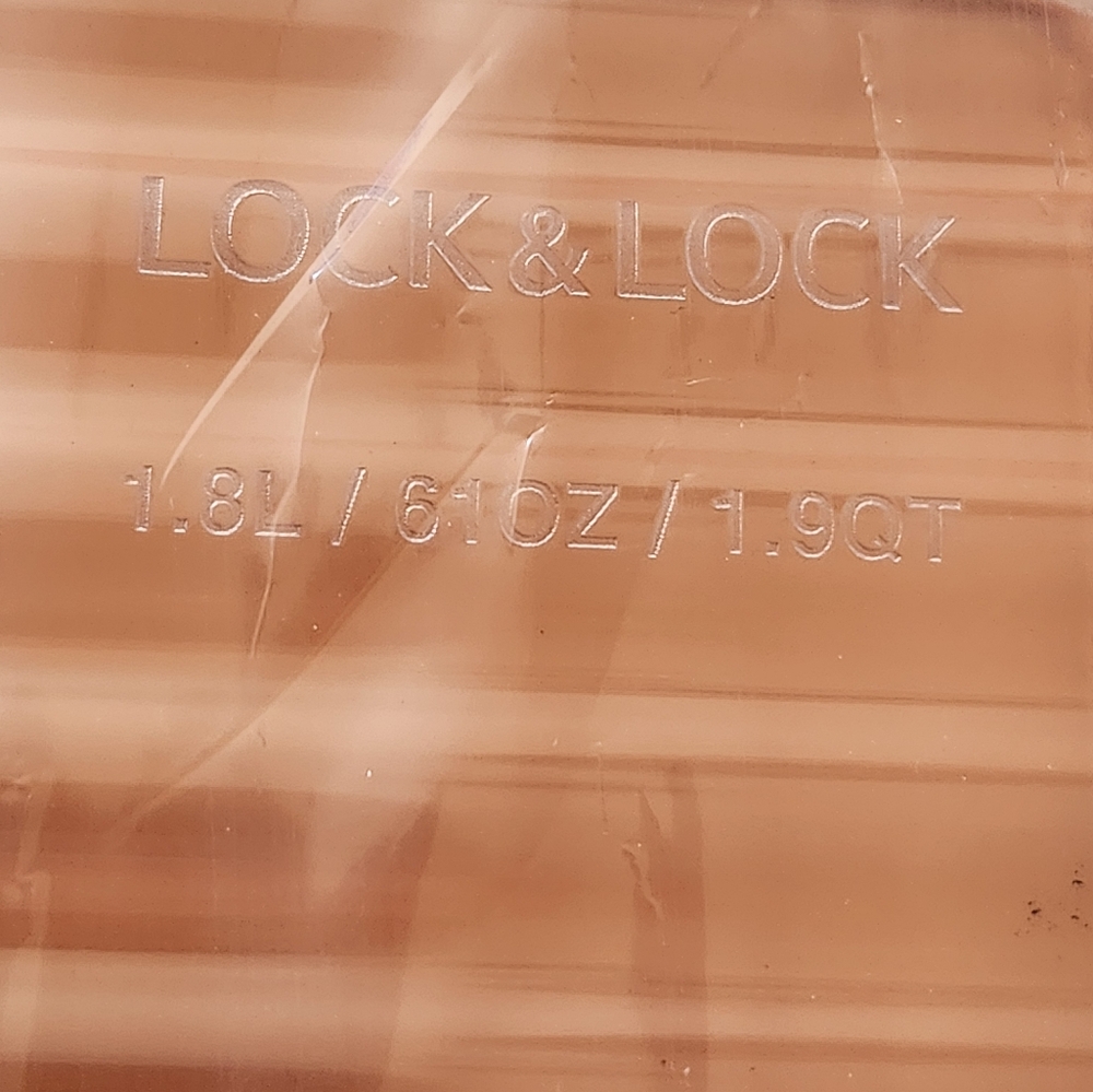NEW 3 piece Rectangular Lock & Locks Storage Containers with Copper Color Lids - Picture 6 of 10